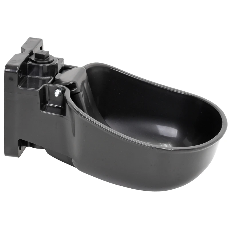 2x Tränkebecken K50 Aus Kunststoff Mit Druckzunge - Rindertränke, Pferdetränke, Schwarz 6 2x Tränkebecken K50 Aus Kunststoff Mit Druckzunge - Rindertränke, Pferdetränke, Schwarz – Bild 4