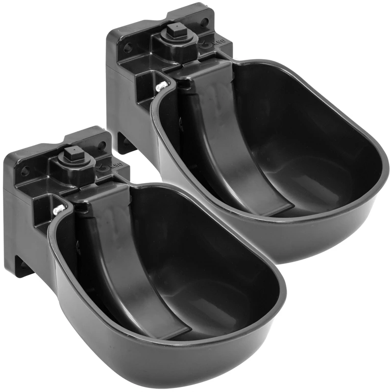 2x Tränkebecken K50 Aus Kunststoff Mit Druckzunge - Rindertränke, Pferdetränke, Schwarz 3 2x Tränkebecken K50 Aus Kunststoff Mit Druckzunge - Rindertränke, Pferdetränke, Schwarz