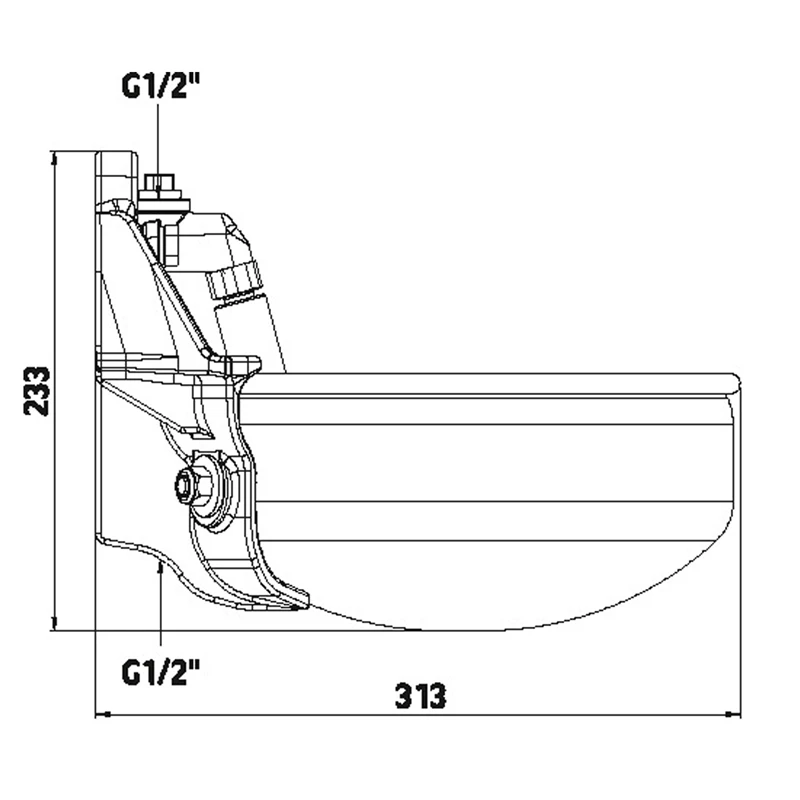 Edelstahl-Tränkebecken E21 Mit Rohrventil, 1/2-Anschluss, Pferdetränke, Rindertränke 12 Edelstahl-Tränkebecken E21 Mit Rohrventil, 1/2-Anschluss, Pferdetränke, Rindertränke – Bild 10