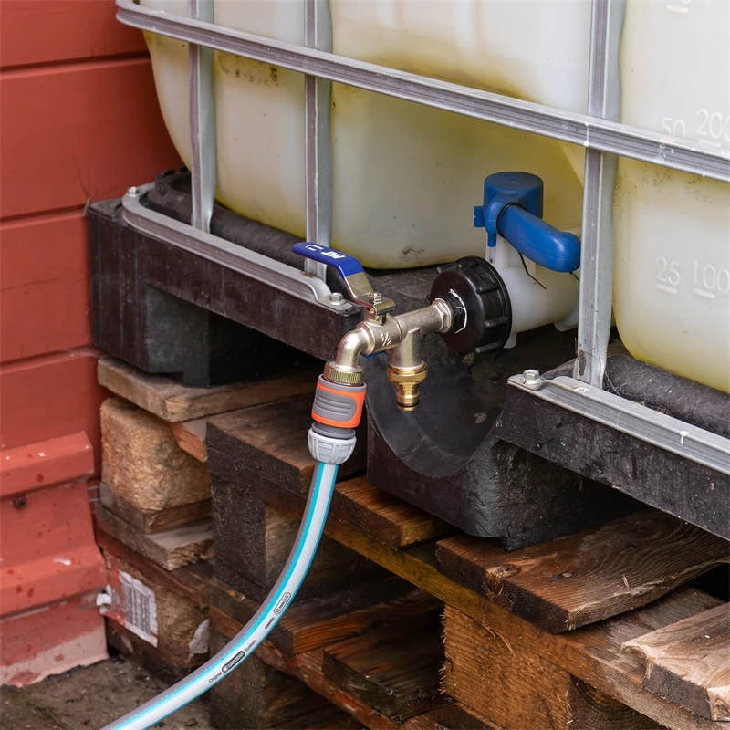 Anschlusshahn Für IBC-Container Mit 2 Schnellkupplungen, Separat Absperrbar 11 Anschlusshahn Für IBC-Container Mit 2 Schnellkupplungen, Separat Absperrbar – Bild 9