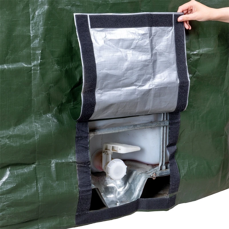 VOSS.garden IBC Tank-Abdeckung, IBC Cover 120x100x116cm, Abdeckung 1000 Liter IBC Tank 12 VOSS.garden IBC Tank-Abdeckung, IBC Cover 120x100x116cm, Abdeckung 1000 Liter IBC Tank – Bild 10