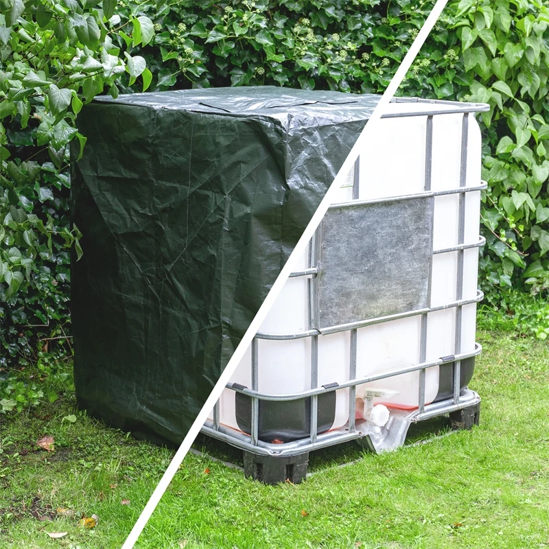 VOSS.garden IBC Tank-Abdeckung, IBC Cover 120x100x116cm, Abdeckung 1000 Liter IBC Tank 4 VOSS.garden IBC Tank-Abdeckung, IBC Cover 120x100x116cm, Abdeckung 1000 Liter IBC Tank – Bild 2