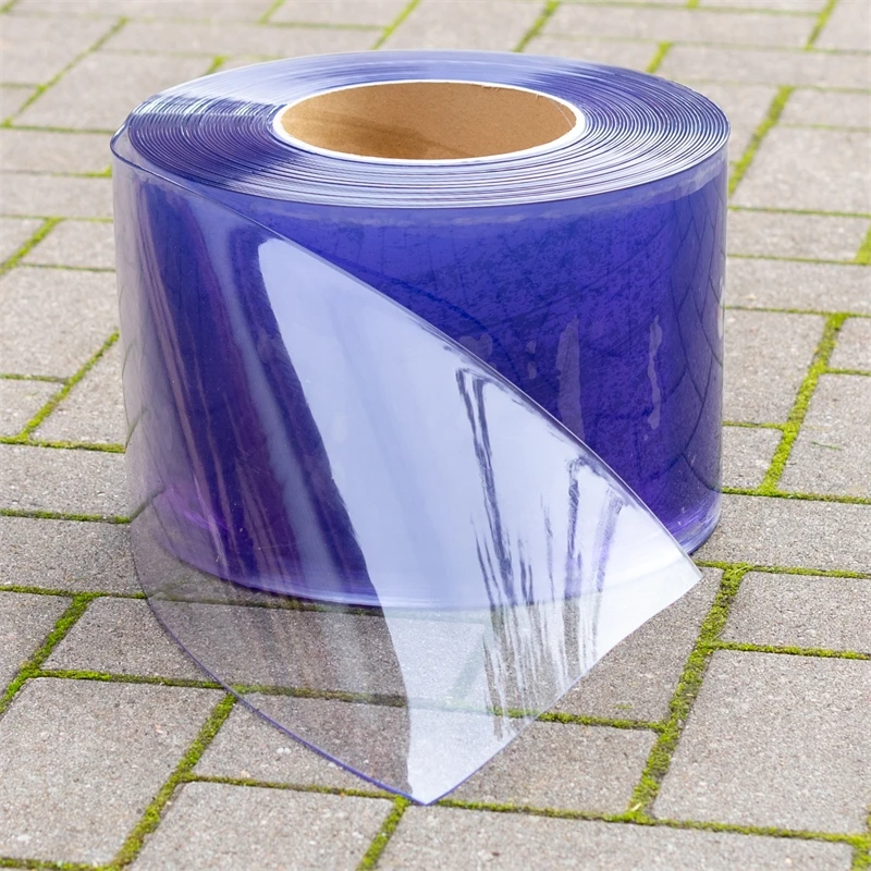 25m Streifenvorhang PVC, 20cm X 2mm, Premium Bis -20°C, Lamellenvorhang Transparent 5 25m Streifenvorhang PVC, 20cm X 2mm, Premium Bis -20°C, Lamellenvorhang Transparent – Bild 3