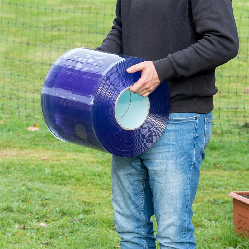 25m Streifenvorhang PVC, 30cm X 3mm, Premium Bis -20°C, Lamellenvorhang Transparent 4 25m Streifenvorhang PVC, 30cm X 3mm, Premium Bis -20°C, Lamellenvorhang Transparent – Bild 2