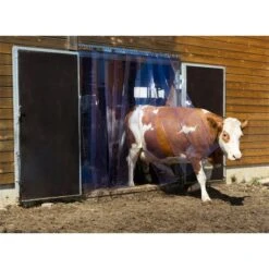 Hakenleiste 150cm, Edelstahl, Einhängen Von PVC-Streifenvorhängen 10 Hakenleiste 150cm, Edelstahl, Einhängen Von PVC-Streifenvorhängen -Optimal Ranchzaun Geschäft 86114 PVC Vorhang Kuh