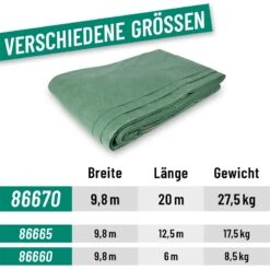 VOSS.farming Heuvlies 9,8 X 20m, Strohvlies, Strohballenschutz, Rundballen-Vlies 140g/m² 16 VOSS.farming Heuvlies 9,8 X 20m, Strohvlies, Strohballenschutz, Rundballen-Vlies 140g/m² -Optimal Ranchzaun Geschäft 86670 voss farming heuvlies rundballenflies verschiedene groessen