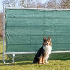 VOSS.farming Windschutznetz 2,95 X 1,2m, Für Weidepanels, Grün -Optimal Ranchzaun Geschäft 88005 06 07 08 windschutznetz mit oesen praxis 1 1