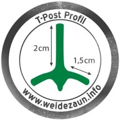 200x Metallpfahl T-Pfosten Festzaunsystem 167cm - Palettenpreis 7 200x Metallpfahl T-Pfosten Festzaunsystem 167cm - Palettenpreis -Optimal Ranchzaun Geschäft T Post T Pfosten TPost TPfosten Profil VOSS.farming 4