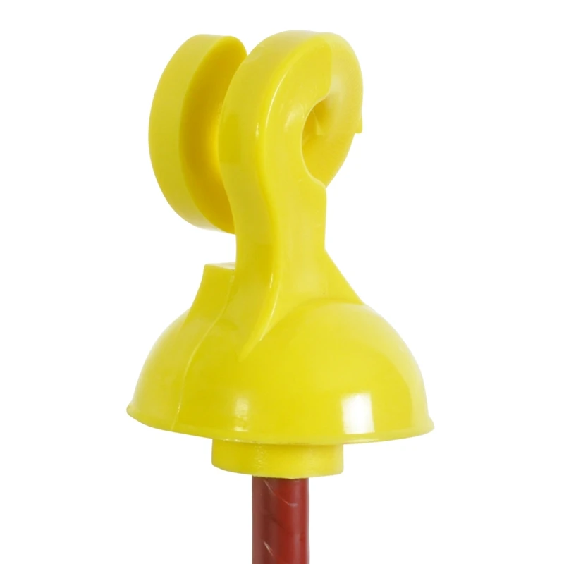 25x VOSS.farming Weidezaunpfahl 105 Cm, Rund, 7 Mm, Gelber Isolator 8 25x VOSS.farming Weidezaunpfahl 105 Cm, Rund, 7 Mm, Gelber Isolator – Bild 6