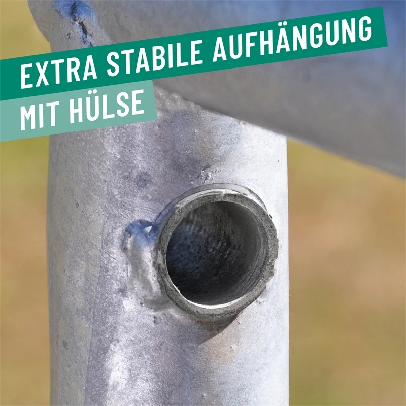 VOSS.farming Weidetor Verstellbar 200 - 300 Cm, Mit Gitter, 110 Cm Hoch, Verzinkt 11 VOSS.farming Weidetor Verstellbar 200 - 300 Cm, Mit Gitter, 110 Cm Hoch, Verzinkt – Bild 9