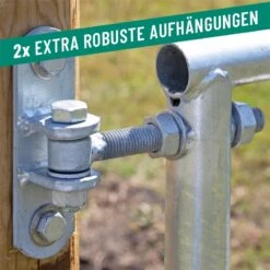 VOSS.farming Weidetor Weidezauntor Verzinkt, Verstellbar 105 - 170 Cm, 110 Cm Hoch 30 VOSS.farming Weidetor Weidezauntor Verzinkt, Verstellbar 105 - 170 Cm, 110 Cm Hoch -Optimal Ranchzaun Geschäft voss farming extra robuste aufhaengung scharnier verzinkt 6