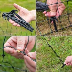 VOSS.farming FarmNET+ 50m Hühnerzaun, Geflügelnetz, 112cm, 20 Pfähle, 2 Spitzen, Grün 35 VOSS.farming FarmNET+ 50m Hühnerzaun, Geflügelnetz, 112cm, 20 Pfähle, 2 Spitzen, Grün -Optimal Ranchzaun Geschäft voss farming farmnet huehnernetz gruen premium zubehoer 14 1