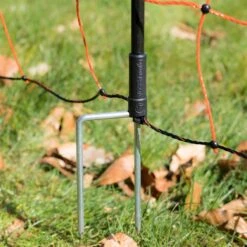 VOSS.farming FarmNET 50m Schafzaun, Ziegennetz, Elektronetz, 108cm, 14 Pfähle, 2 Spitzen, Orange 15 VOSS.farming FarmNET 50m Schafzaun, Ziegennetz, Elektronetz, 108cm, 14 Pfähle, 2 Spitzen, Orange -Optimal Ranchzaun Geschäft voss farming farmnet net master pfahl doppel spitze