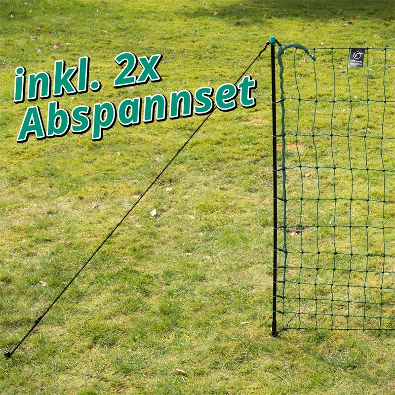 VOSS.farming FarmNET 50m Hühnerzaun, Geflügelnetz, 112cm, 16 Pfähle, 2 Spitzen, Grün 17 VOSS.farming FarmNET 50m Hühnerzaun, Geflügelnetz, 112cm, 16 Pfähle, 2 Spitzen, Grün – Bild 15