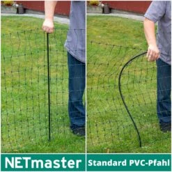 VOSS.farming FarmNET 15m Hühnerzaun, Geflügelnetz, 112cm, 6 Pfähle, 2 Spitzen, Grün 29 VOSS.farming FarmNET 15m Hühnerzaun, Geflügelnetz, 112cm, 6 Pfähle, 2 Spitzen, Grün -Optimal Ranchzaun Geschäft voss farming netmaster extrem stabil 8 vergleich