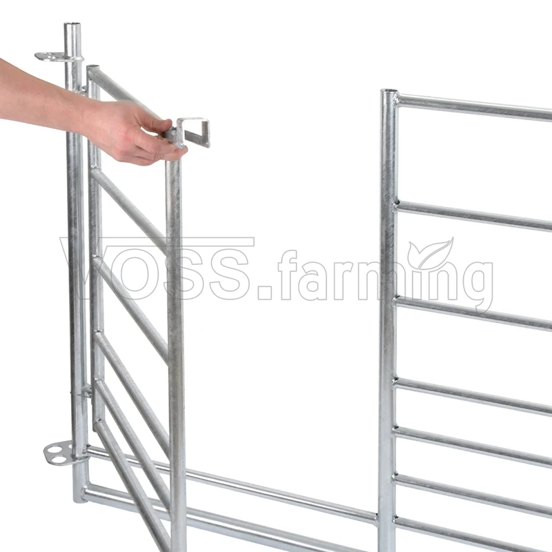 Steckfix-Horde, Schafpanel Mit Tor, 2,75 M X 0,92 M, Verzinkt 6 Steckfix-Horde, Schafpanel Mit Tor, 2,75 M X 0,92 M, Verzinkt – Bild 4