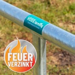 VOSS.farming Weidetor Weidezauntor, Verzinkt, Verstellbar 205 - 300 Cm, 110 Cm Hoch -Optimal Ranchzaun Geschäft voss farming weidezauntor komplett hochwertig verzinkt 1