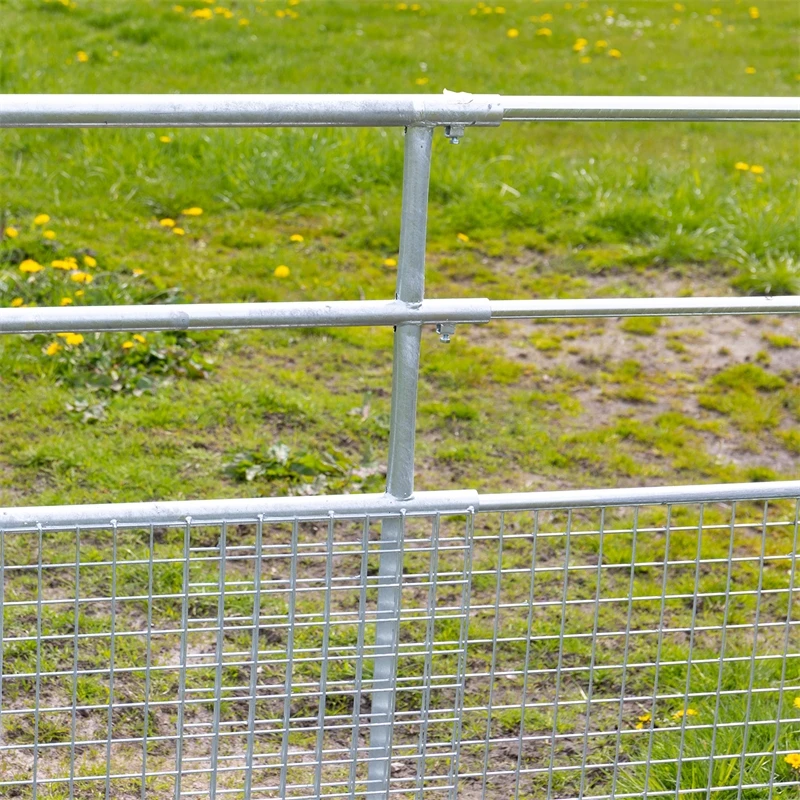 VOSS.farming Weidetor Verstellbar 300 - 400 Cm, Mit Gitter, 110 Cm Hoch, Verzinkt 21 VOSS.farming Weidetor Verstellbar 300 - 400 Cm, Mit Gitter, 110 Cm Hoch, Verzinkt – Bild 19