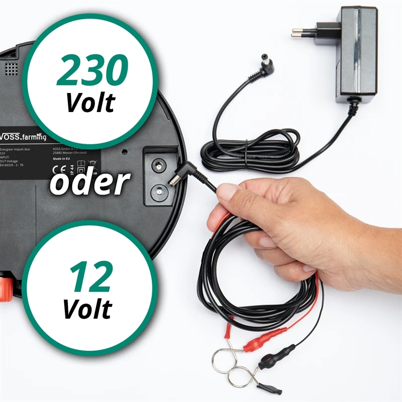 VOSS.farming "impuls Duo DV80" - 12V-230V Weidezaungerät, Schlagstarker Allrounder 8 VOSS.farming "impuls Duo DV80" - 12V-230V Weidezaungerät, Schlagstarker Allrounder – Bild 6